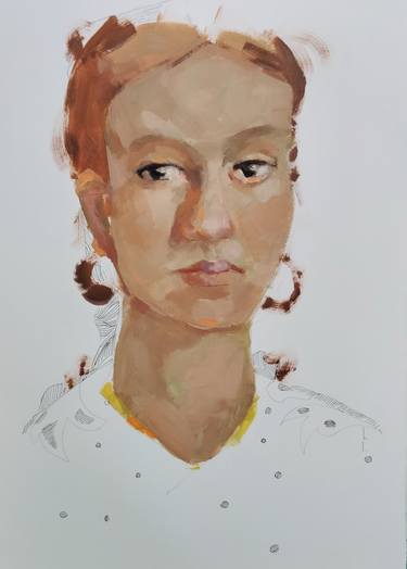 Original Fine Art Portrait Paintings by Lorena Iavorschi