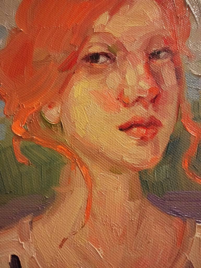 Original Contemporary Portrait Painting by Lorena Iavorschi