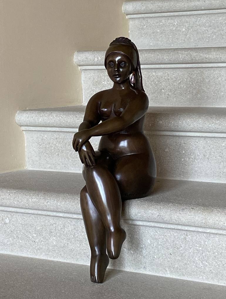 Original Nude Sculpture by Marie Saksik
