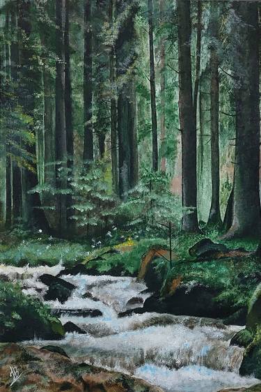 Original Photorealism Landscape Paintings by Tejal Bhagat