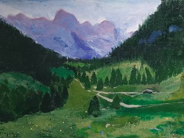Print of Landscape Paintings by Tejal Bhagat
