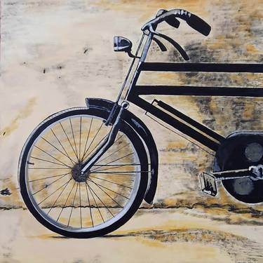 Original Expressionism Bicycle Paintings by Tejal Bhagat