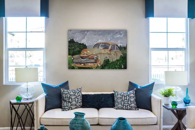 Original Car Painting by Tejal Bhagat