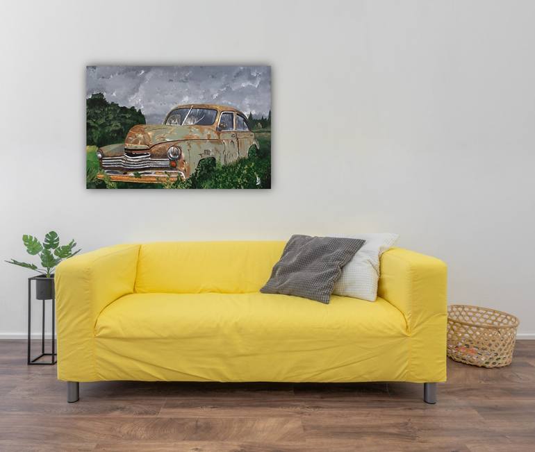 Original Car Painting by Tejal Bhagat