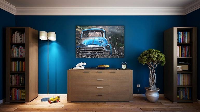 Original Car Painting by Tejal Bhagat