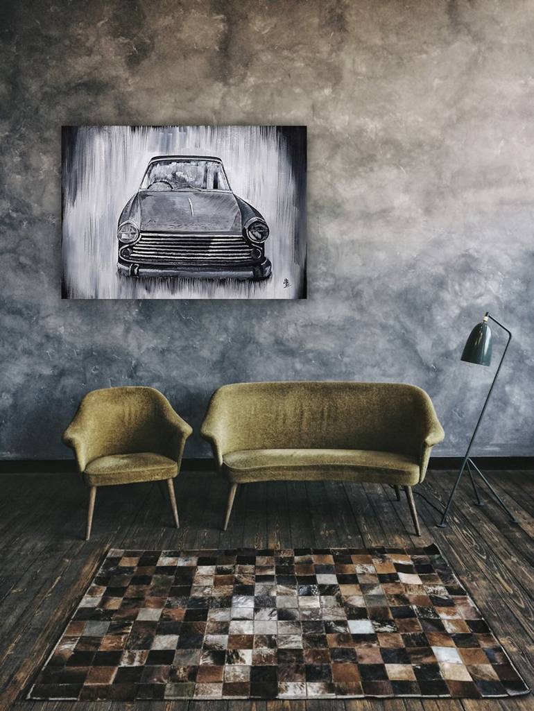 Original Expressionism Car Painting by Tejal Bhagat