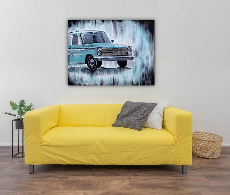 Original Car Painting by Tejal Bhagat