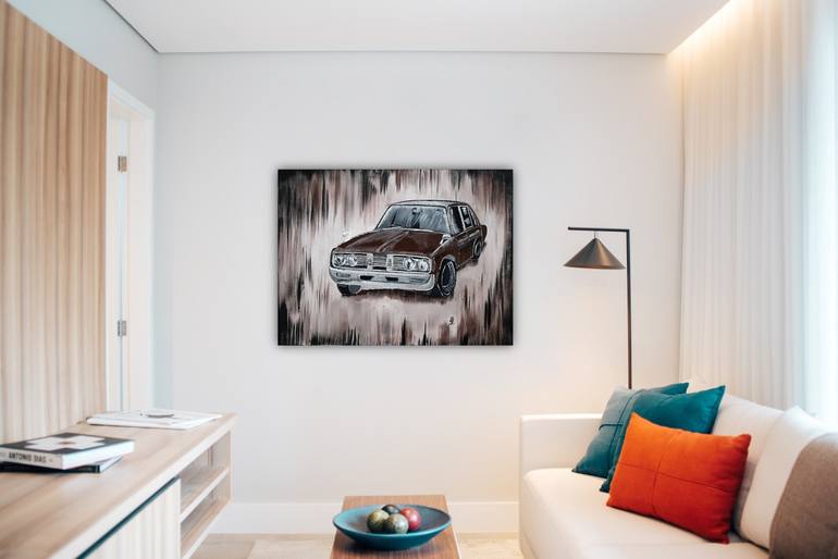 Original Conceptual Car Painting by Tejal Bhagat