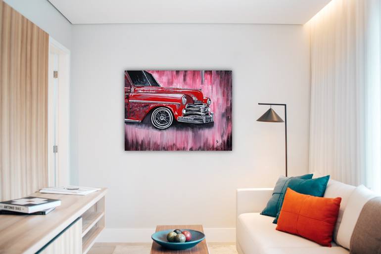 Original Expressionism Car Painting by Tejal Bhagat