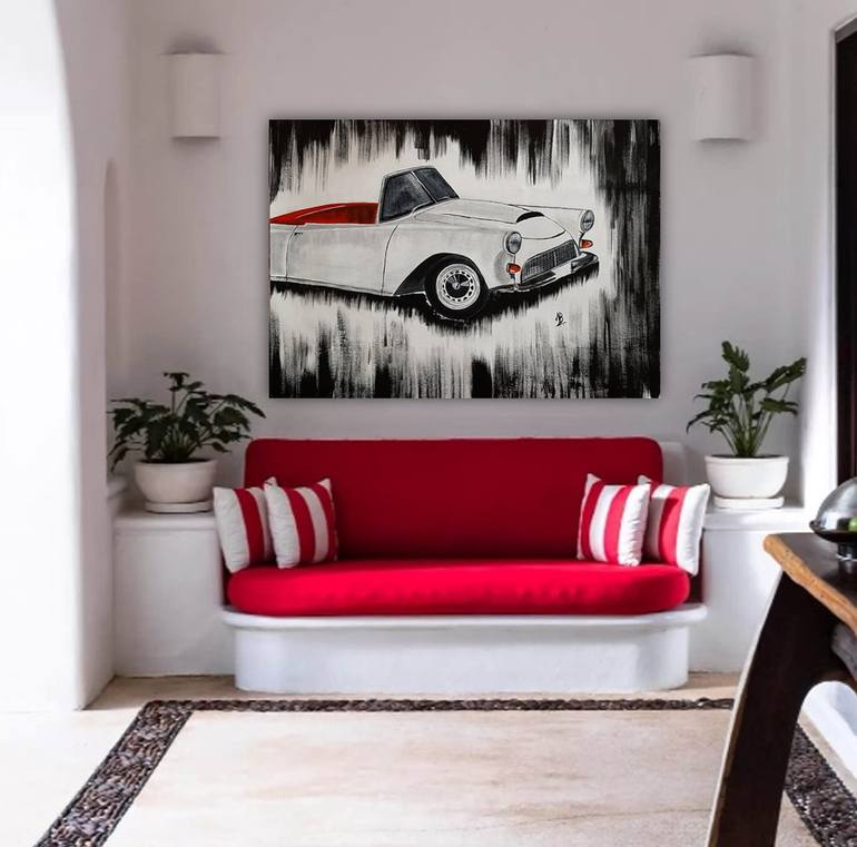 Original Car Painting by Tejal Bhagat