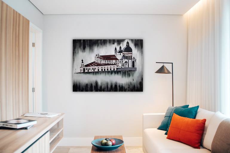 Original Conceptual Outer Space Painting by Tejal Bhagat