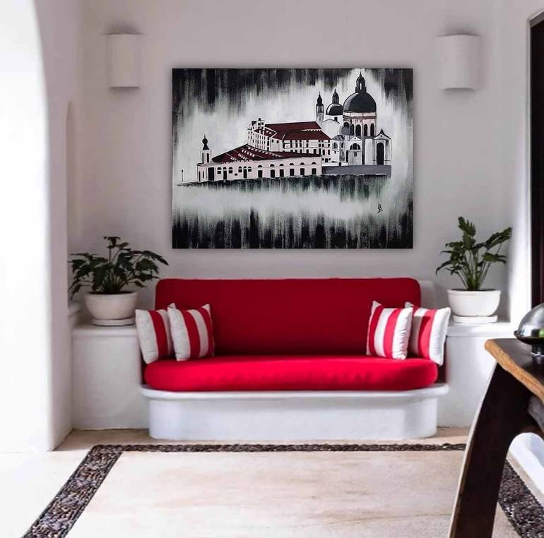 Original Conceptual Outer Space Painting by Tejal Bhagat