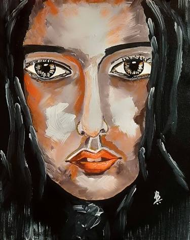 Original Expressionism Portrait Paintings by Tejal Bhagat