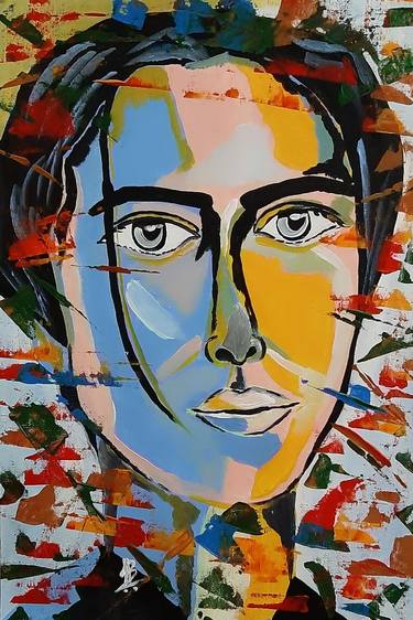 Original Abstract Expressionism Portrait Paintings by Tejal Bhagat