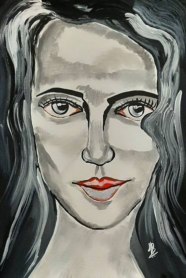 Print of Abstract Expressionism Portrait Paintings by Tejal Bhagat