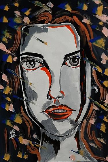 Print of Abstract Expressionism Portrait Paintings by Tejal Bhagat