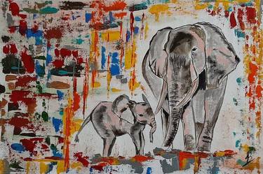 Print of Abstract Expressionism Animal Paintings by Tejal Bhagat