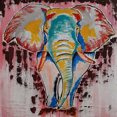 Original Abstract Expressionism Animal Paintings by Tejal Bhagat
