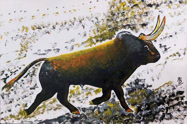Original Abstract Animal Paintings by Tejal Bhagat