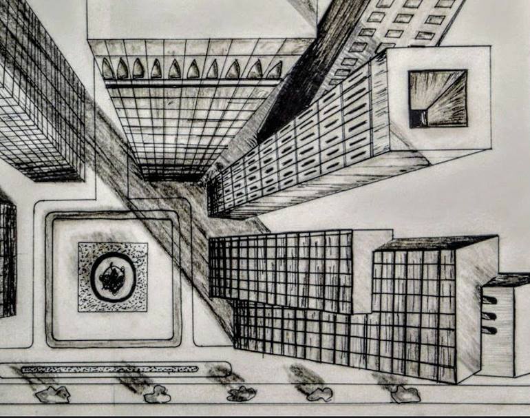 Original Modernism Other Drawing by Shraddha Ghelani