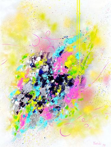 Original Abstract Expressionism Abstract Painting by Natski Art