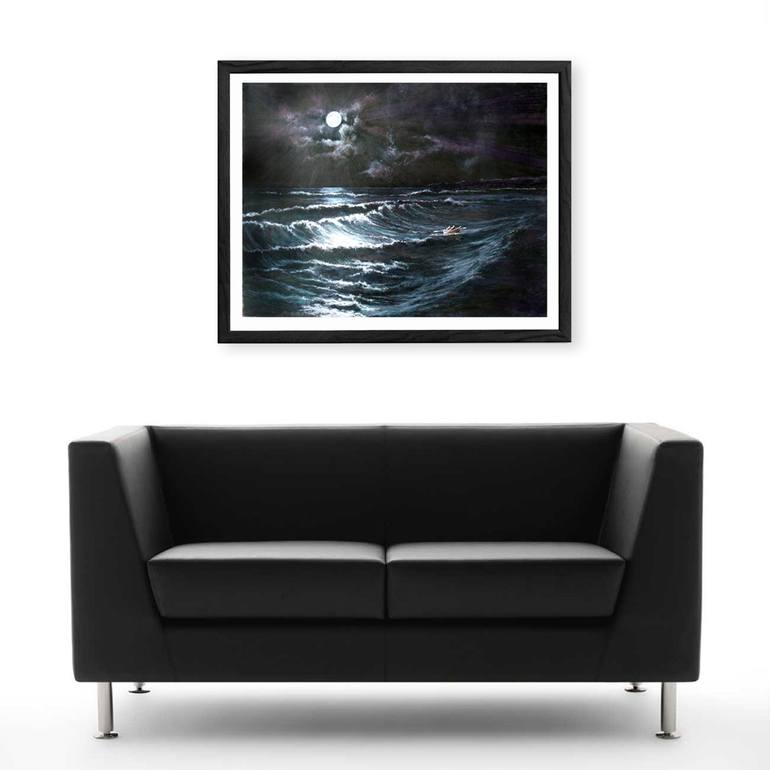 Original Figurative Seascape Painting by Rick Smith