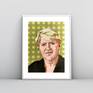 For the Sky Arts series - 'Portrait Artist of the Week' I painted various celebrity sitters.
This is one of those...