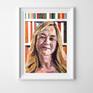 For the Sky Arts series - 'Portrait Artist of the Week' I painted various celebrity sitters.
This is one of those...