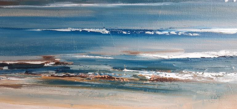 Original Impressionism Seascape Painting by Steve Keenan