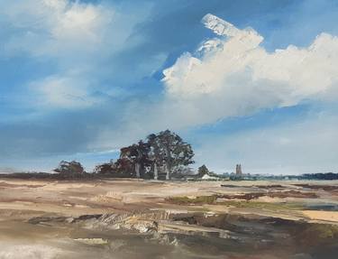 Norfolk Landscape with church tower thumb