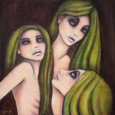 Original Figurative Women Painting by Karyna Quade