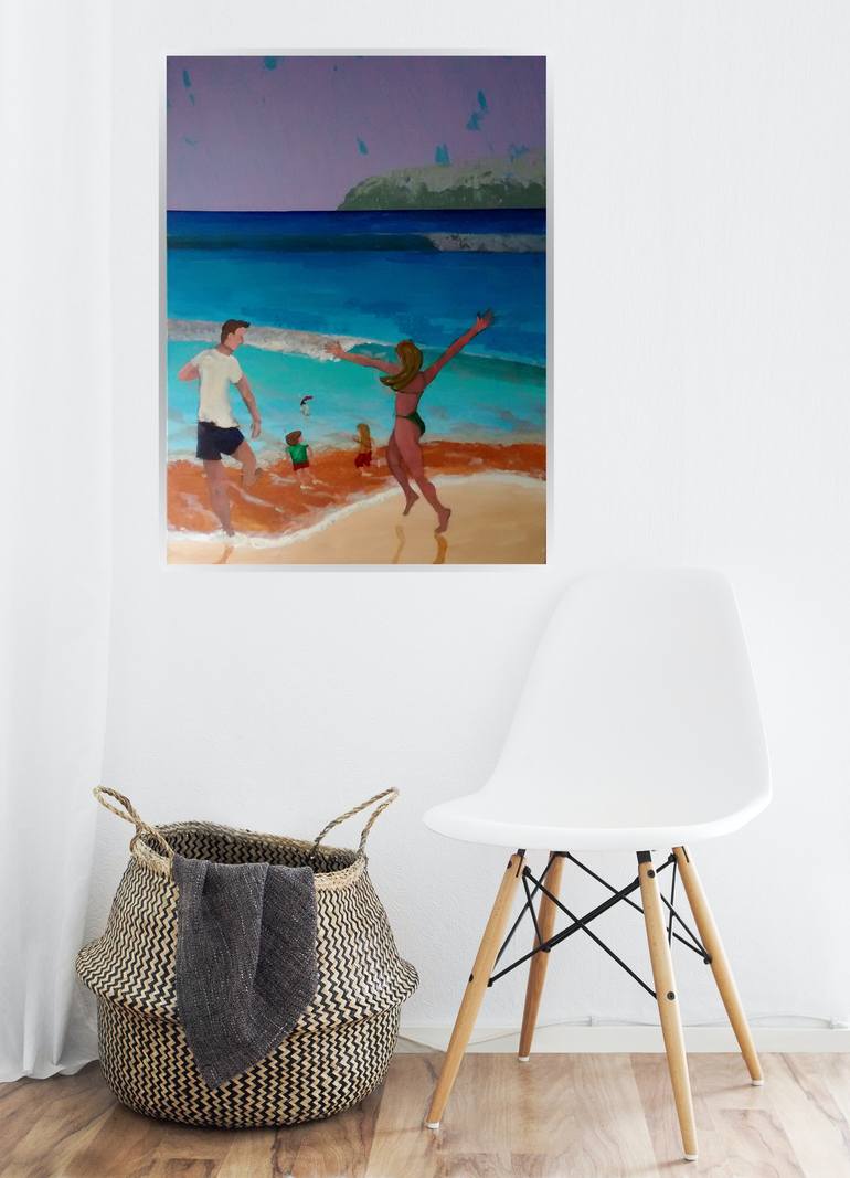 Original Expressionism Family Painting by Jose Martinez