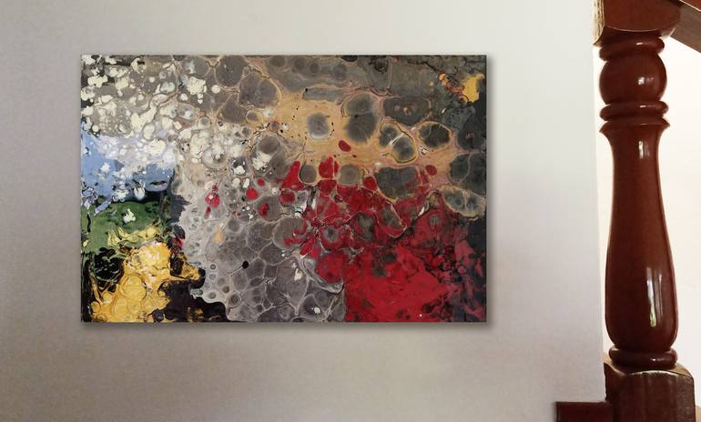 Original Modernism Abstract Painting by Jose Martinez