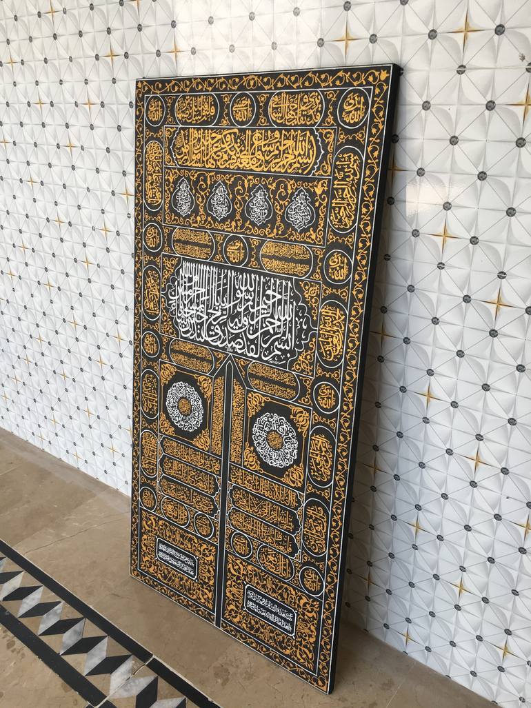 Original Art Deco Calligraphy Painting by Sana Nisar