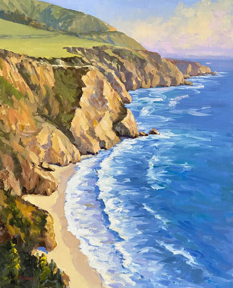 Big Sur Road Trip Painting by Tatyana Fogarty Saatchi Art