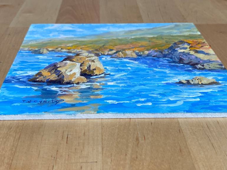 Original Fine Art Seascape Painting by Tatyana Fogarty