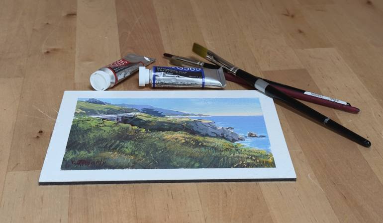 Original Contemporary Seascape Painting by Tatyana Fogarty