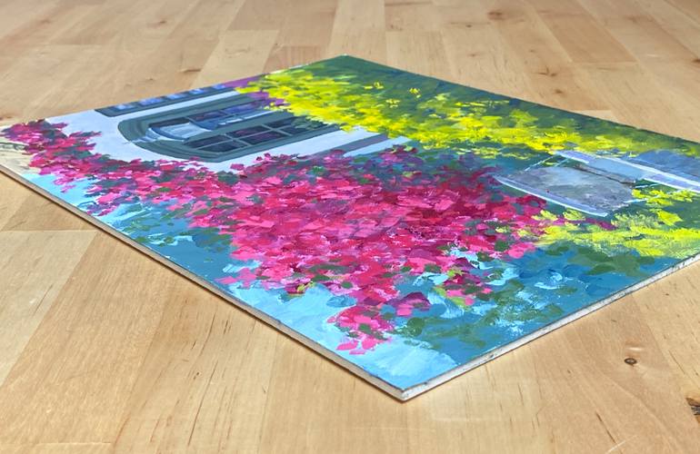 Original Contemporary Cities Painting by Tatyana Fogarty