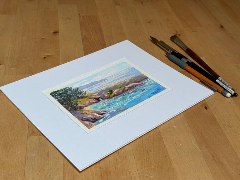 Original Contemporary Seascape Painting by Tatyana Fogarty