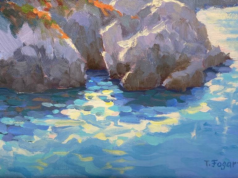 Original Impressionism Seascape Painting by Tatyana Fogarty