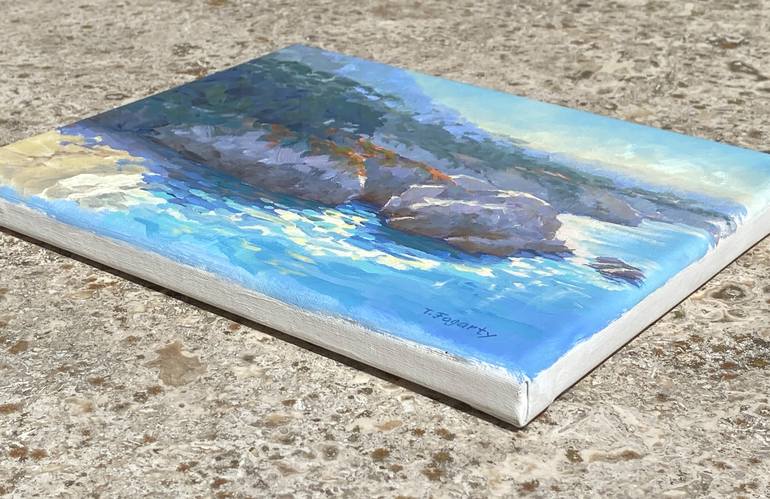 Original Impressionism Seascape Painting by Tatyana Fogarty