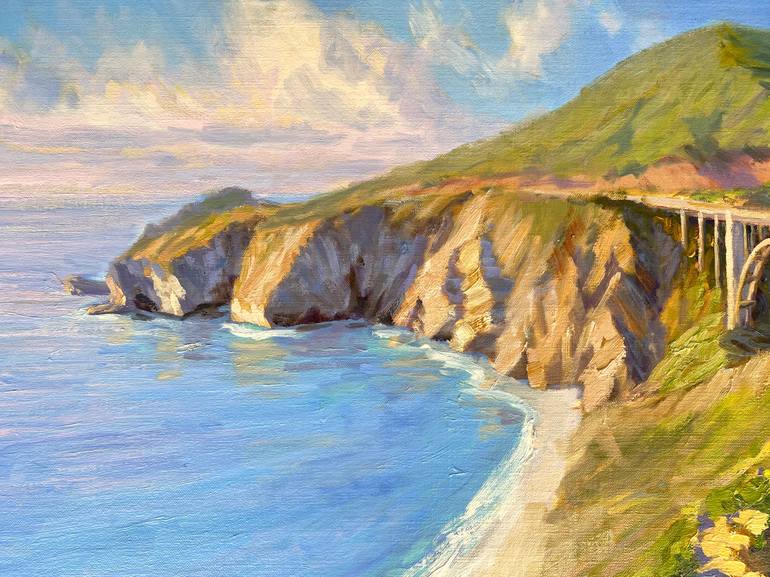 Original Fine Art Seascape Painting by Tatyana Fogarty