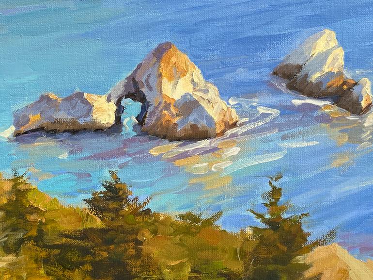 Original Fine Art Seascape Painting by Tatyana Fogarty