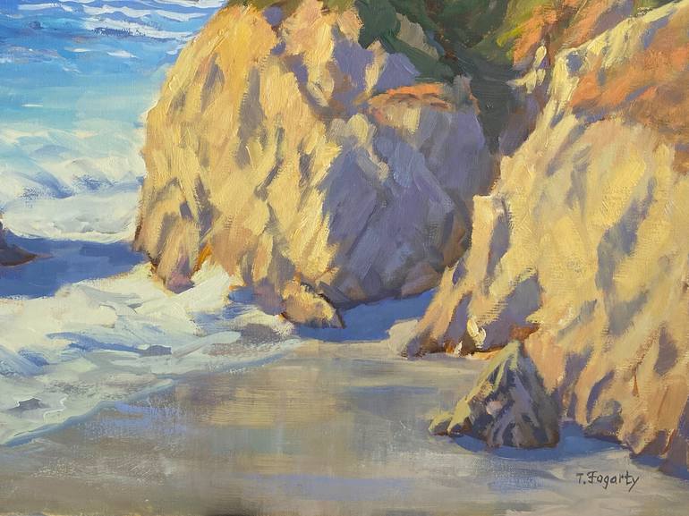 Original Fine Art Seascape Painting by Tatyana Fogarty