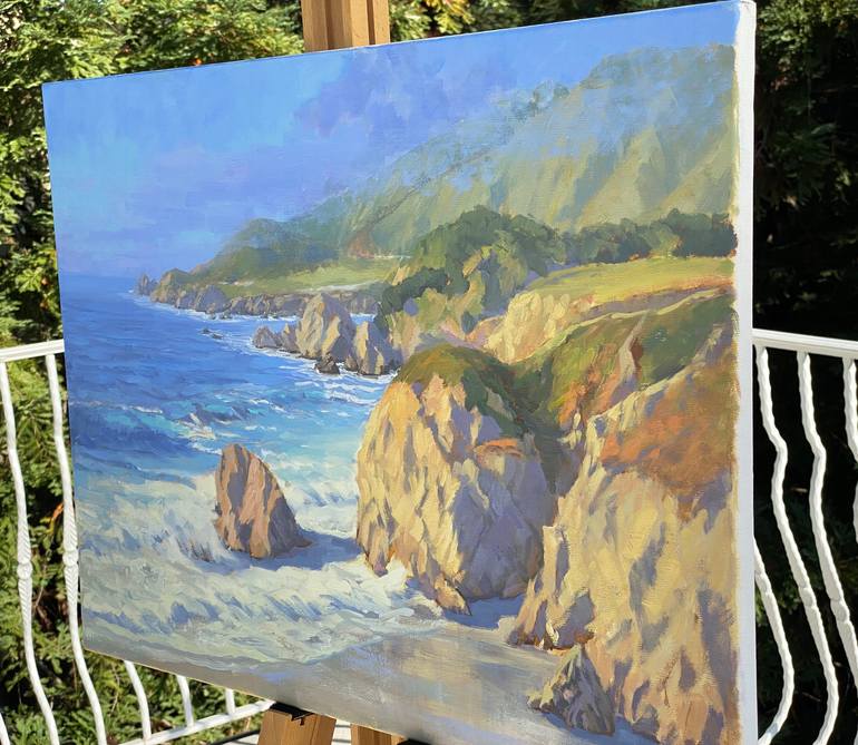 Original Fine Art Seascape Painting by Tatyana Fogarty