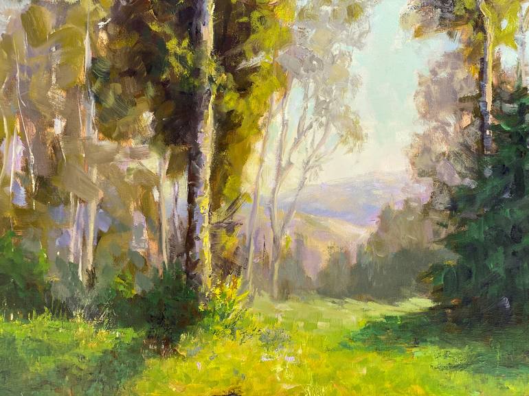 Original Fine Art Landscape Painting by Tatyana Fogarty