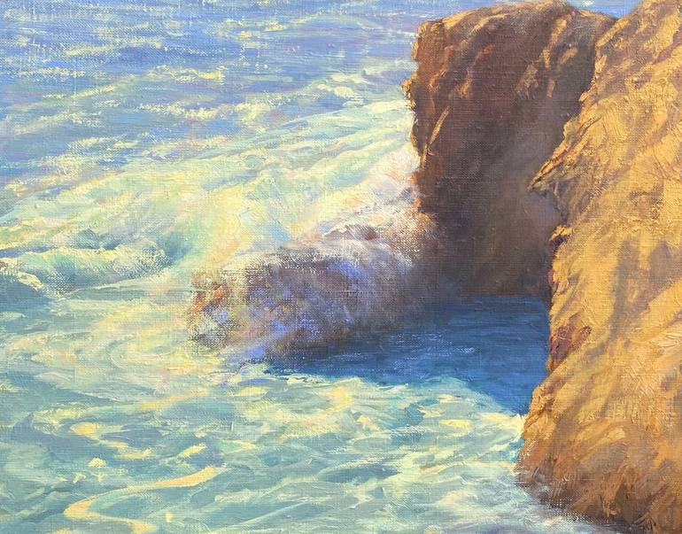 Original Fine Art Seascape Painting by Tatyana Fogarty