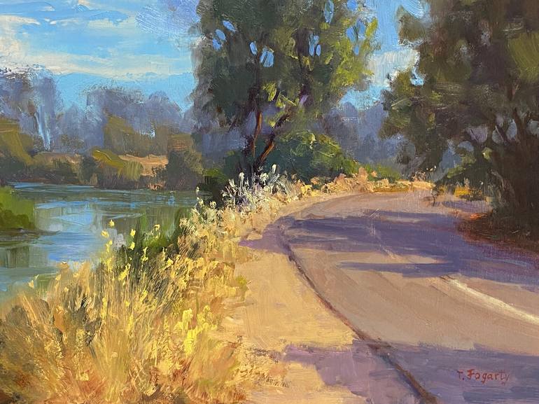 Original Fine Art Landscape Painting by Tatyana Fogarty