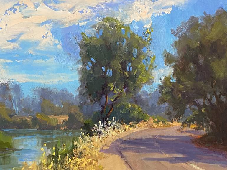 Original Fine Art Landscape Painting by Tatyana Fogarty