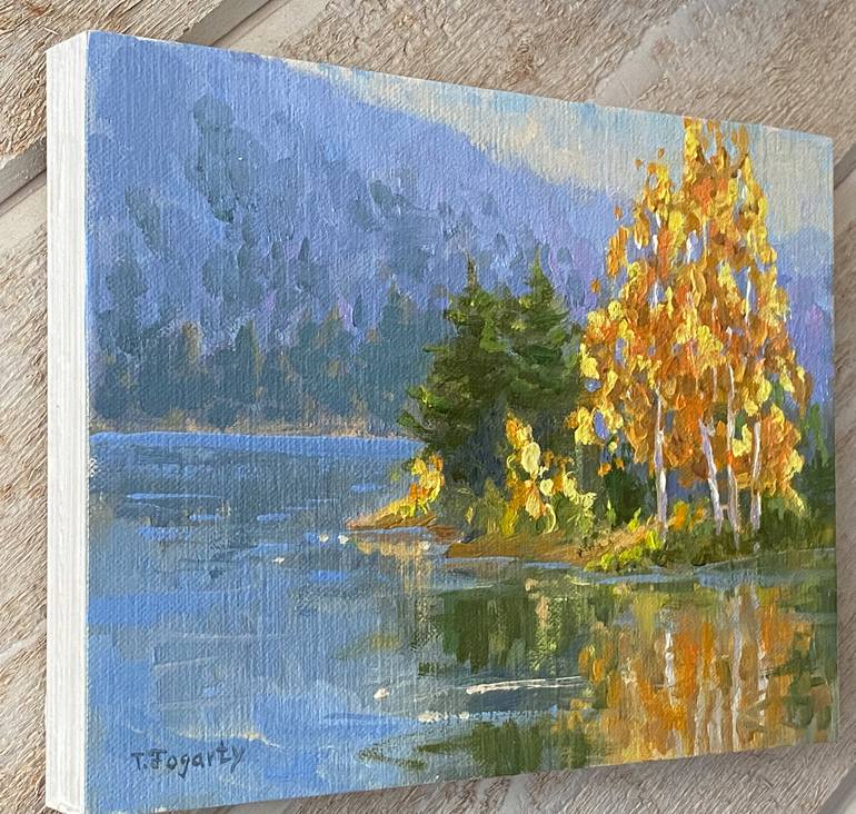 Original Fine Art Landscape Painting by Tatyana Fogarty